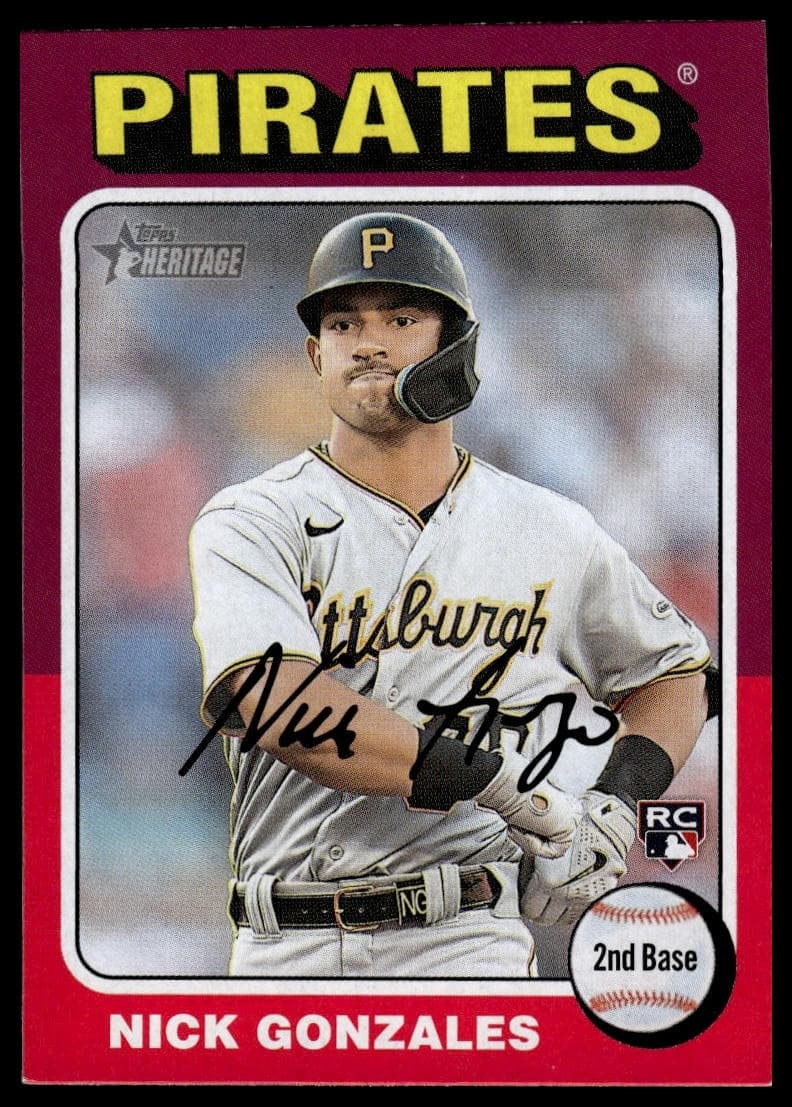 Nick Gonzales trading card