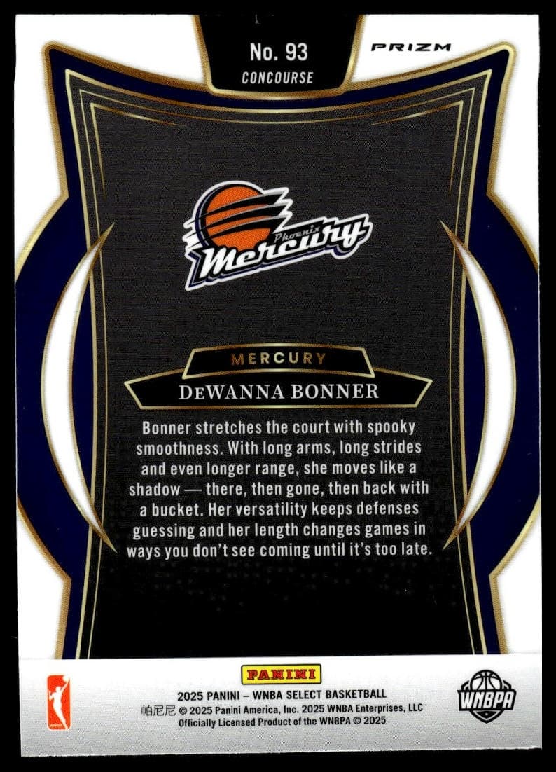 DeWanna Bonner 2025 panini Panini Select WNBA