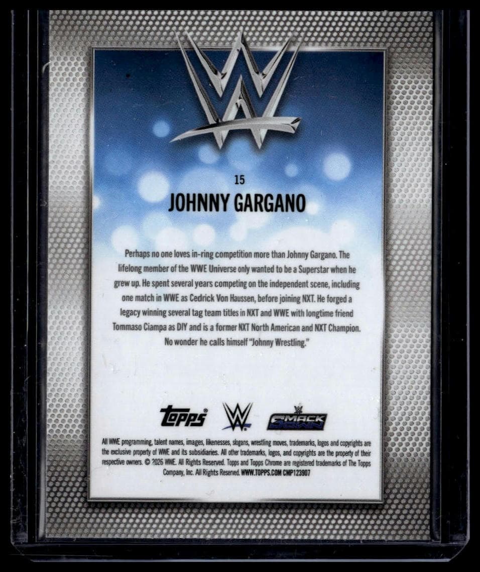 Johnny Gargano trading card