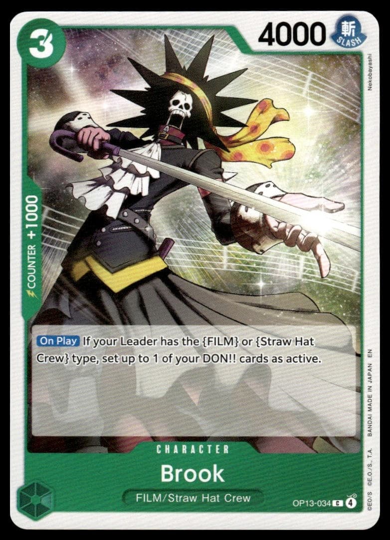 Brook trading card