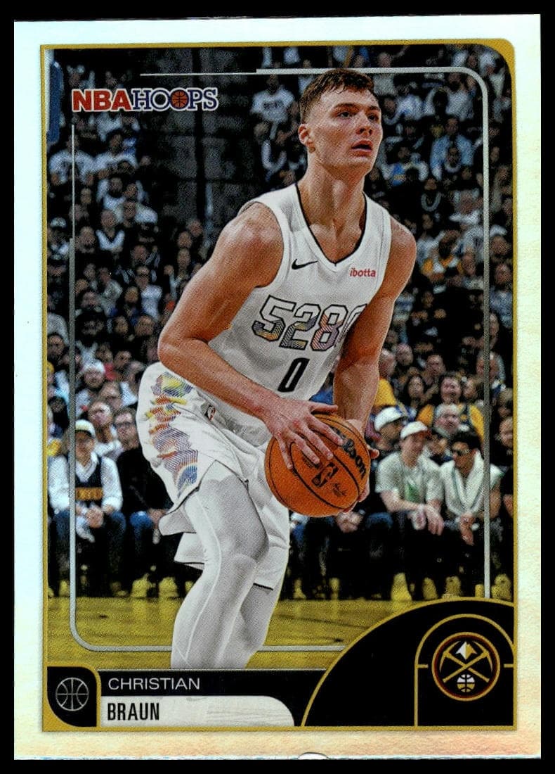 Christian Braun 2025 panini NBA Hoops