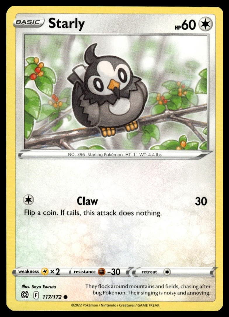 Starly trading card