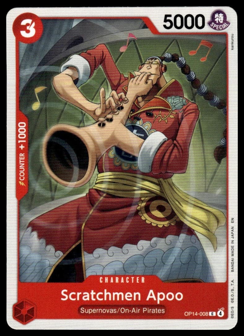 Scratchmen Apoo trading card
