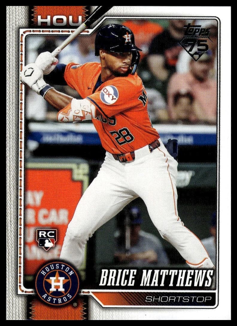 Brice Matthews trading card