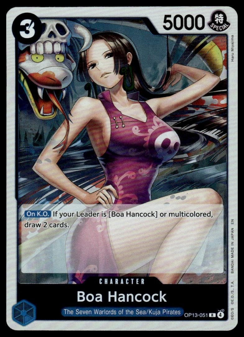 Boa Hancock trading card