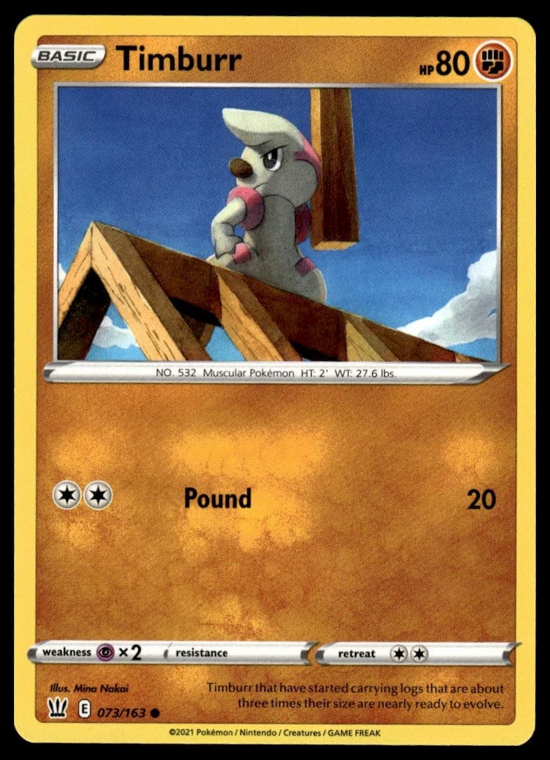 Timburr 2021 Pokemon