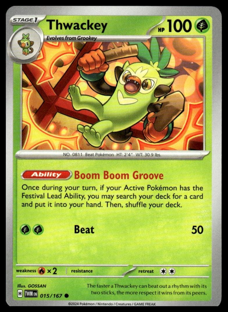 Thwackey trading card