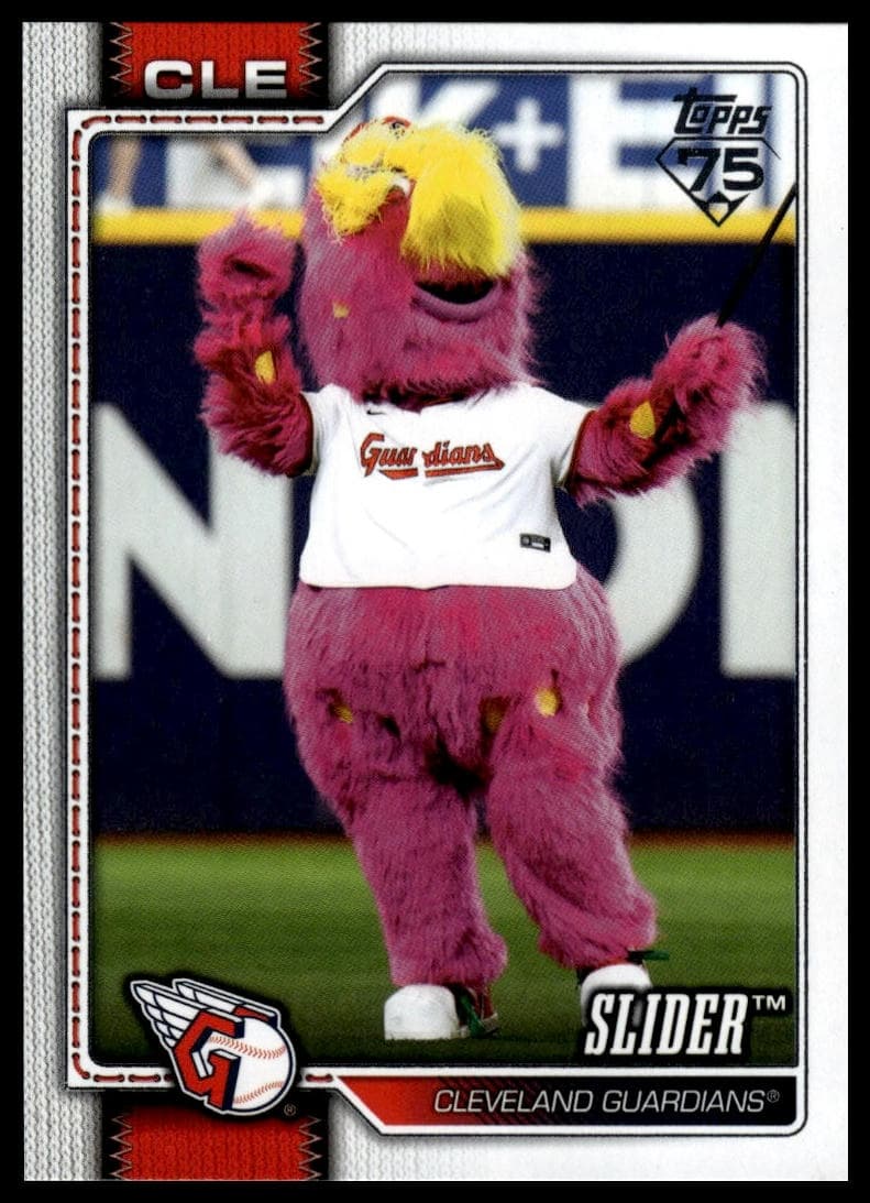 Slider trading card