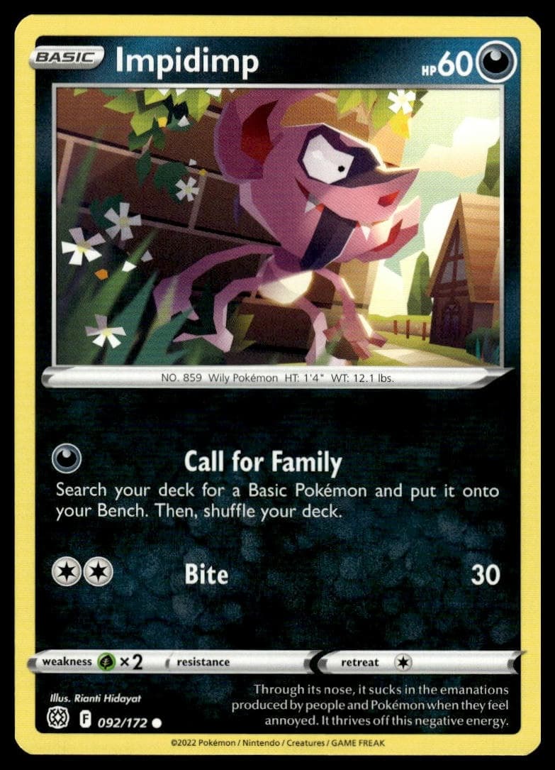 Impidimp trading card
