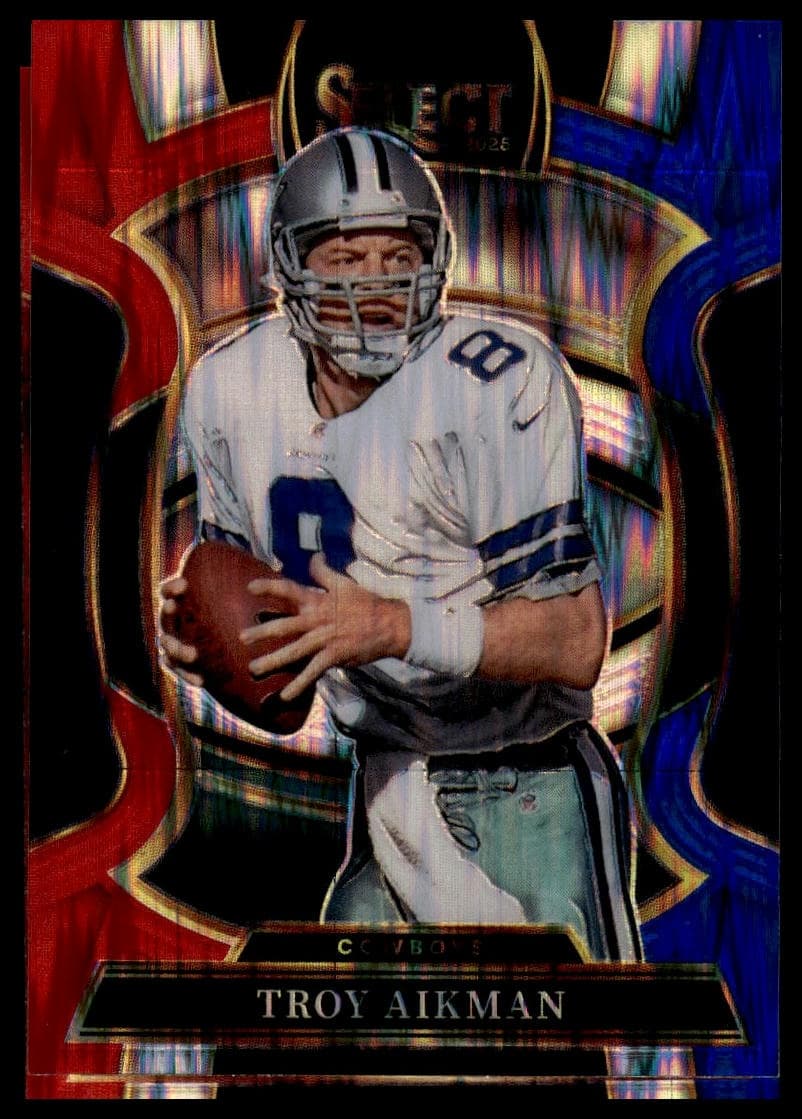 Troy Aikman trading card