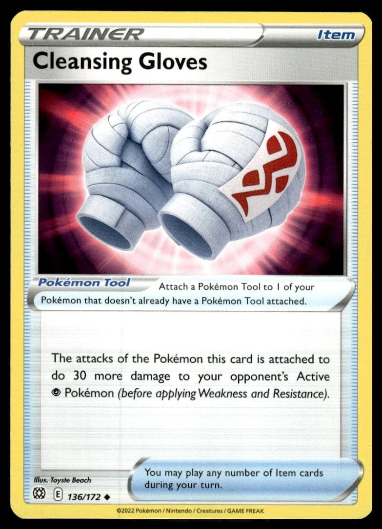 Cleansing Gloves trading card