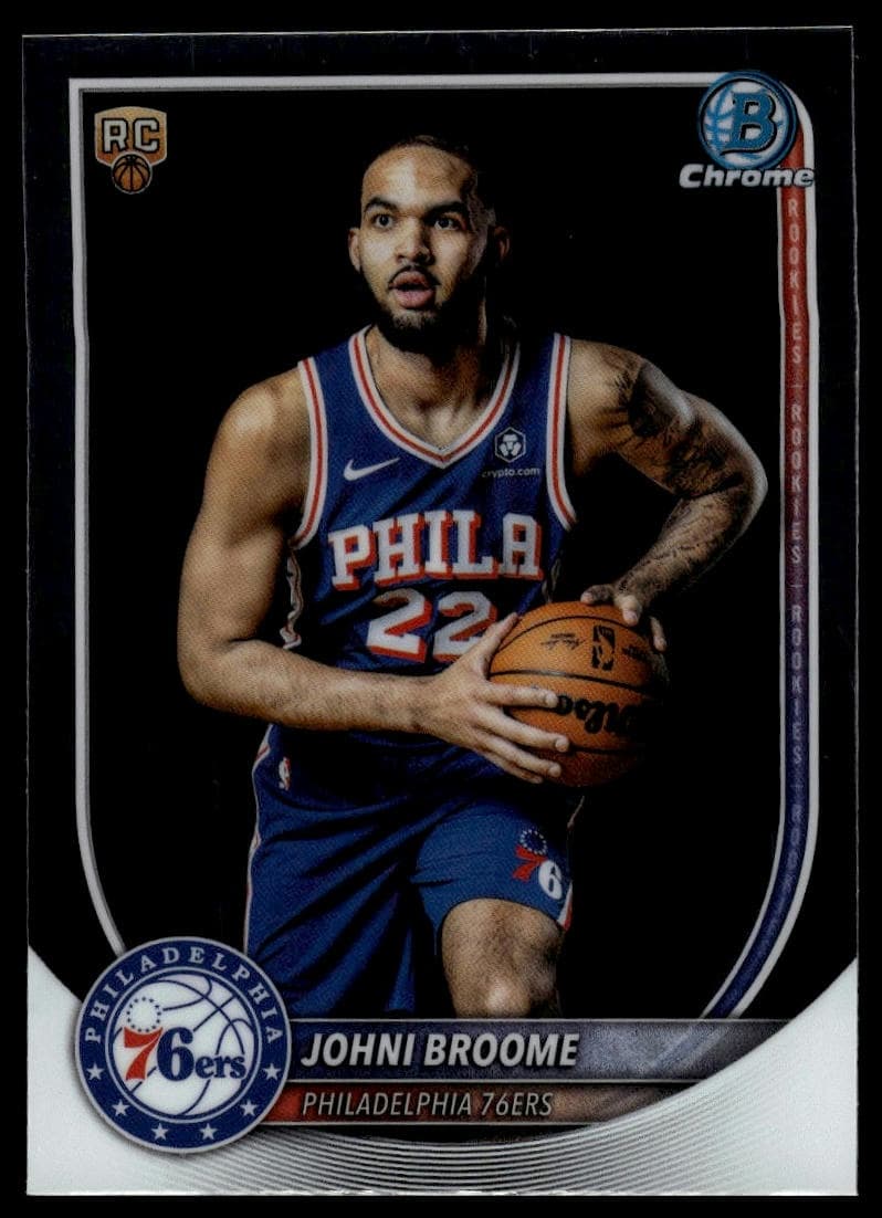 Johni Broome trading card