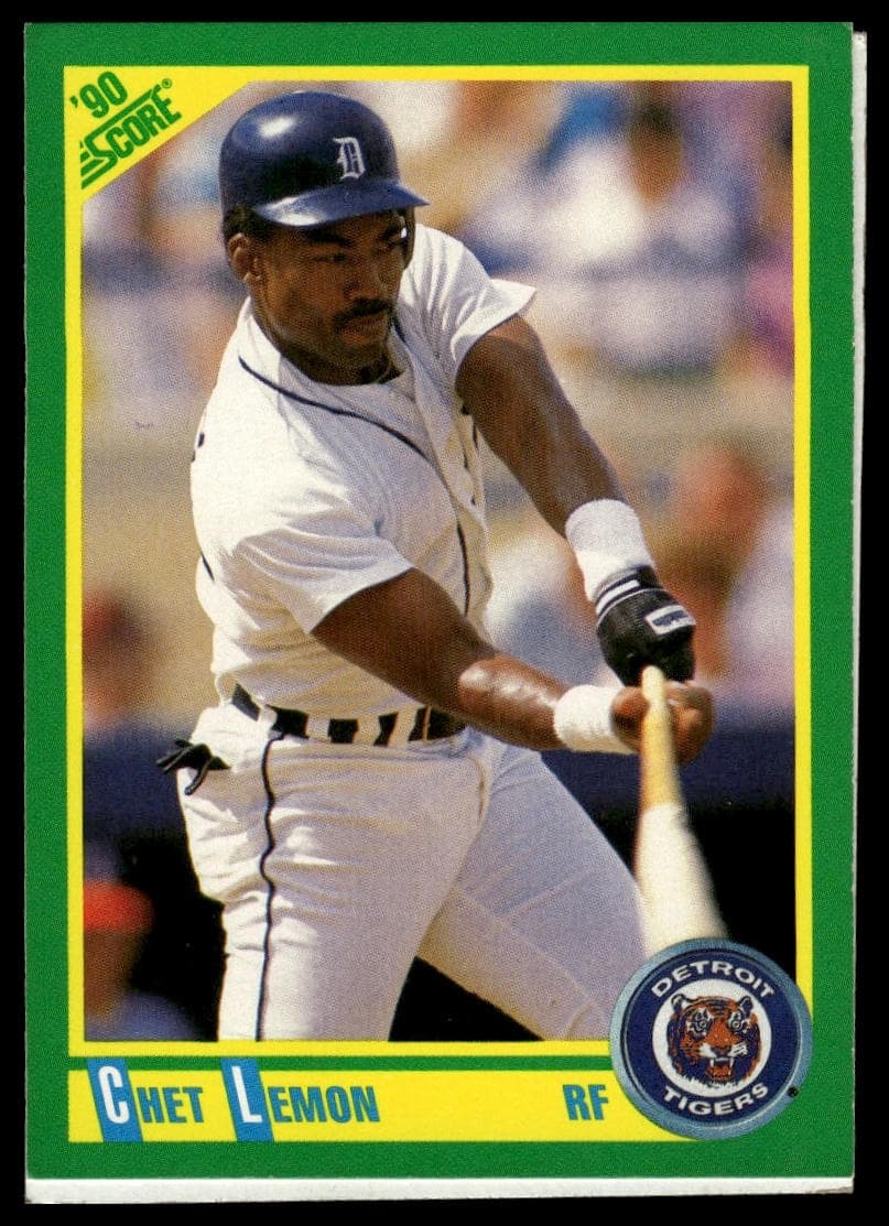 Chet Lemon trading card
