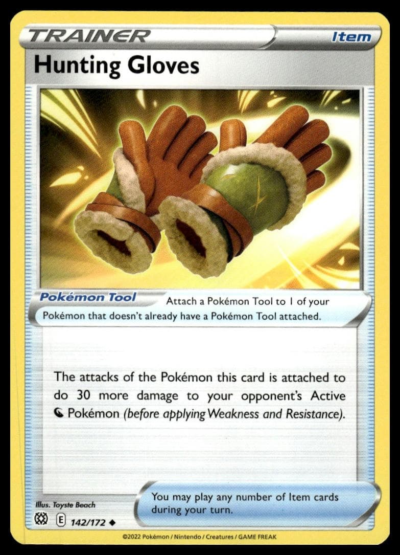 Hunting Gloves trading card