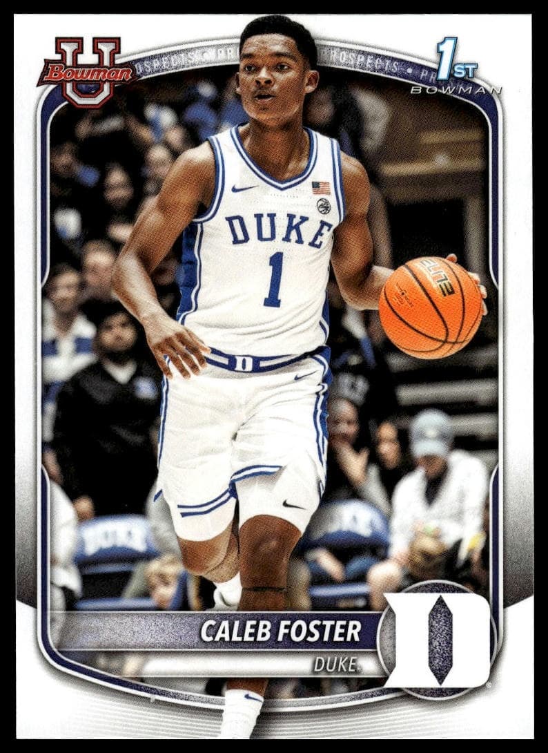 Caleb Foster trading card