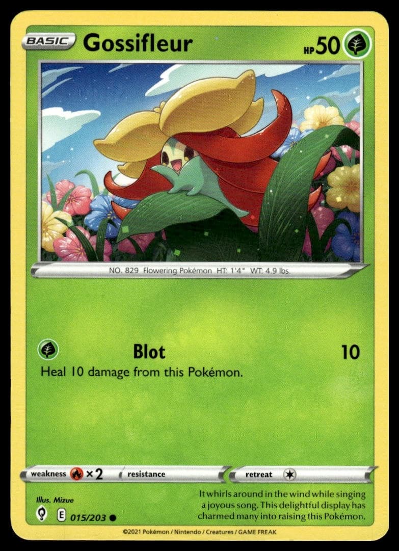 Gossifleur trading card