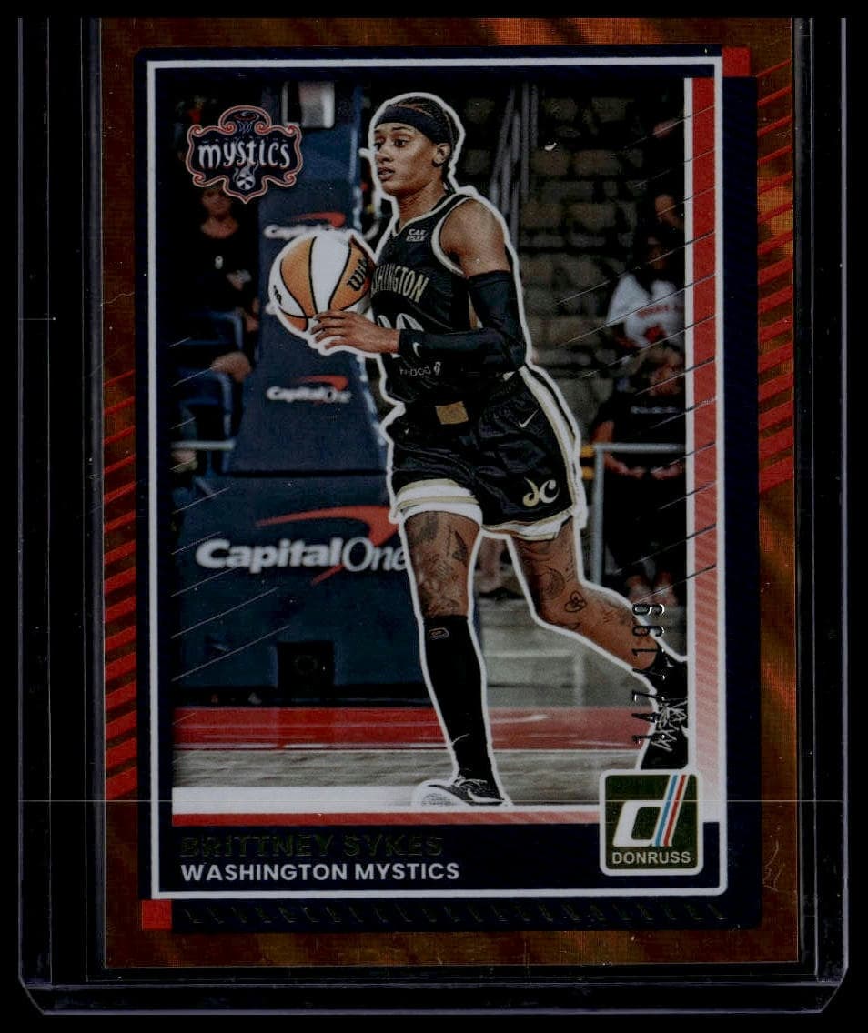 Brittney Sykes trading card