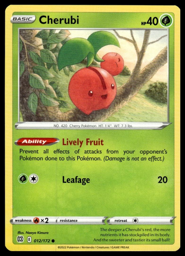 Cherubi trading card