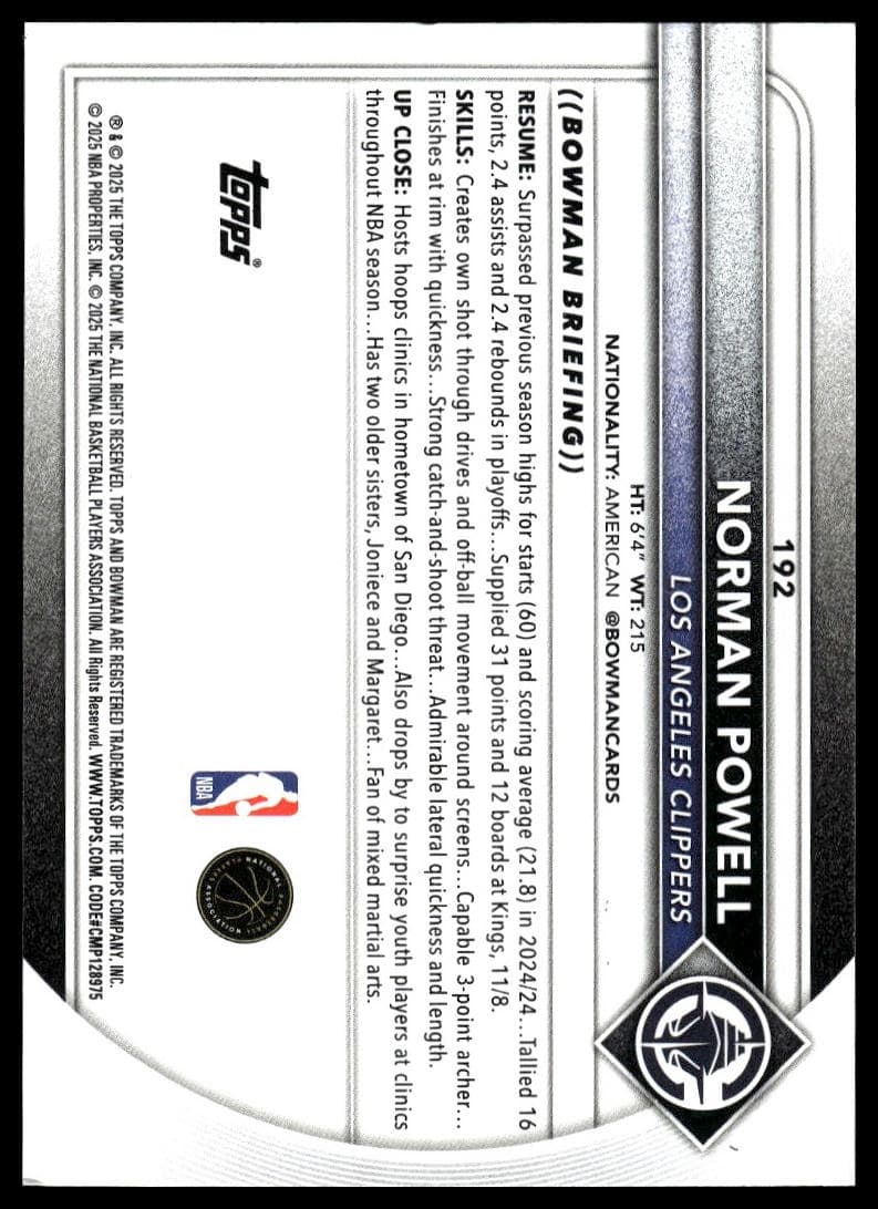 Norman Powell #192