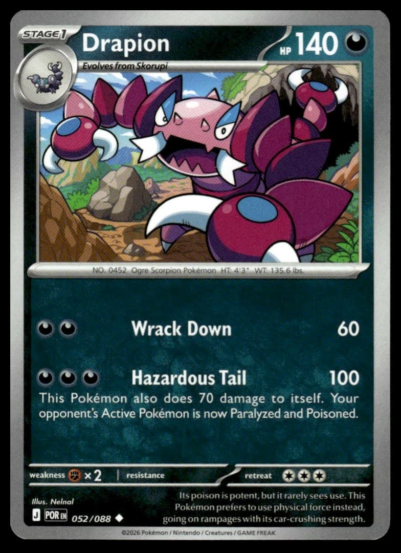 Drapion trading card