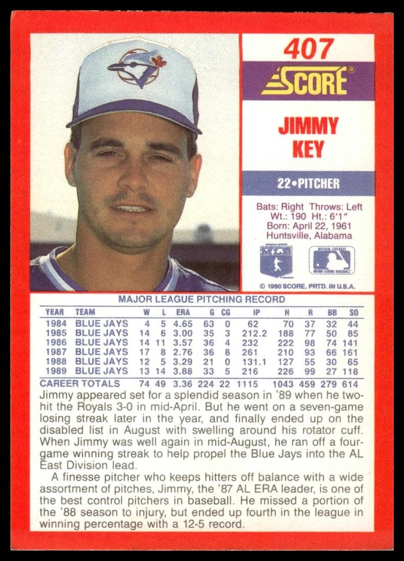 Jimmy Key #407