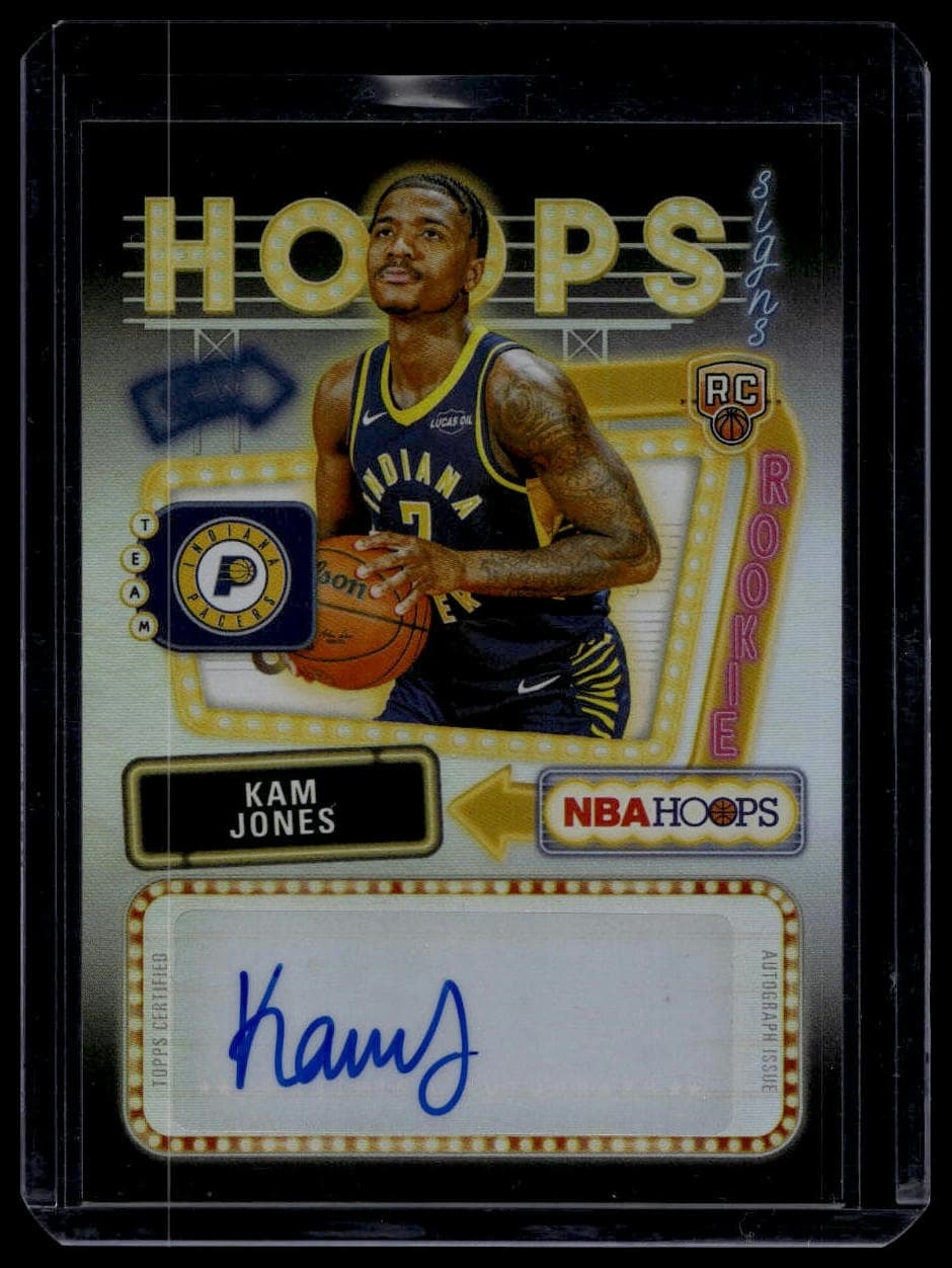 Kam Jones trading card