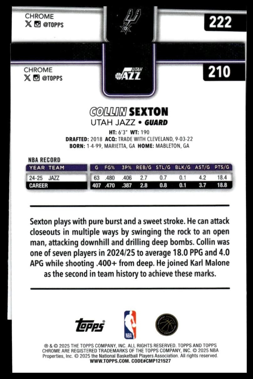 Harrison Ingram trading card