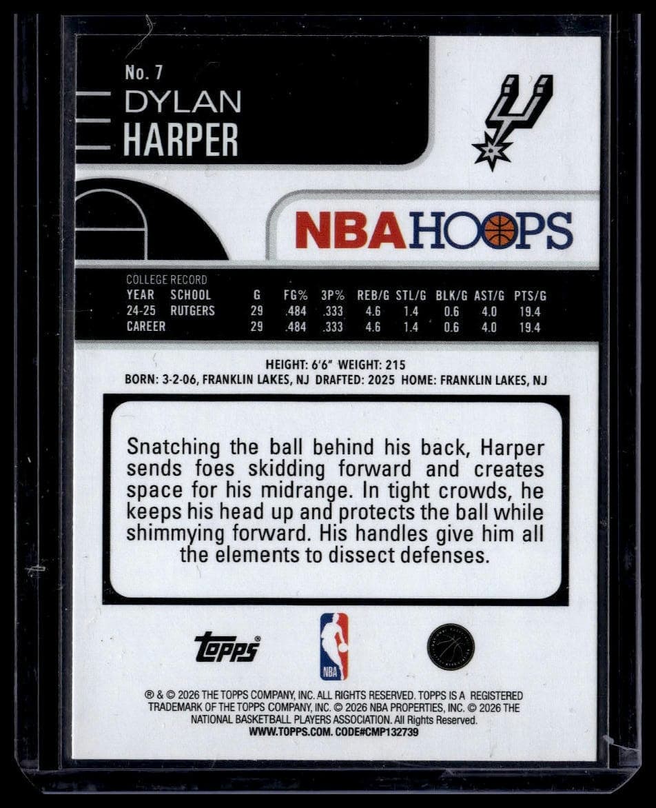 Dylan Harper #7