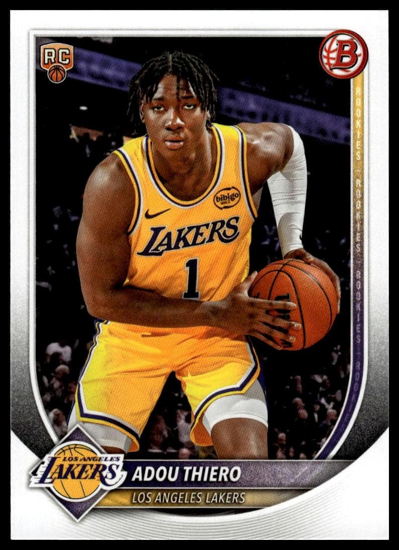 Adou Thiero trading card