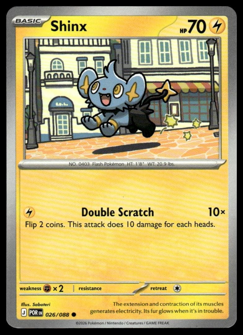 Shinx trading card