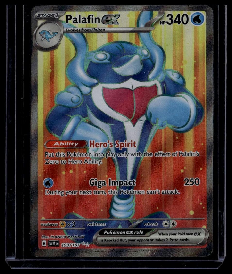 Palafin EX trading card