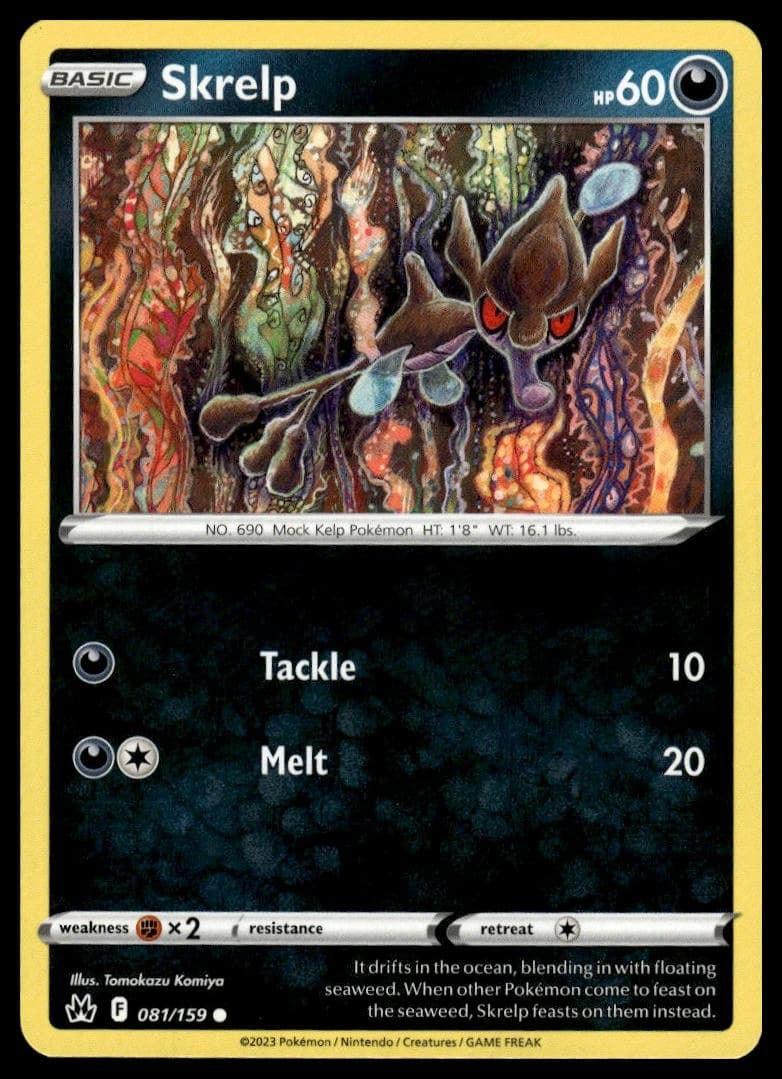 Skrelp trading card