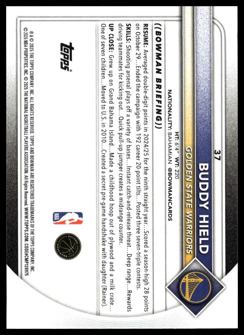 Buddy Hield #37