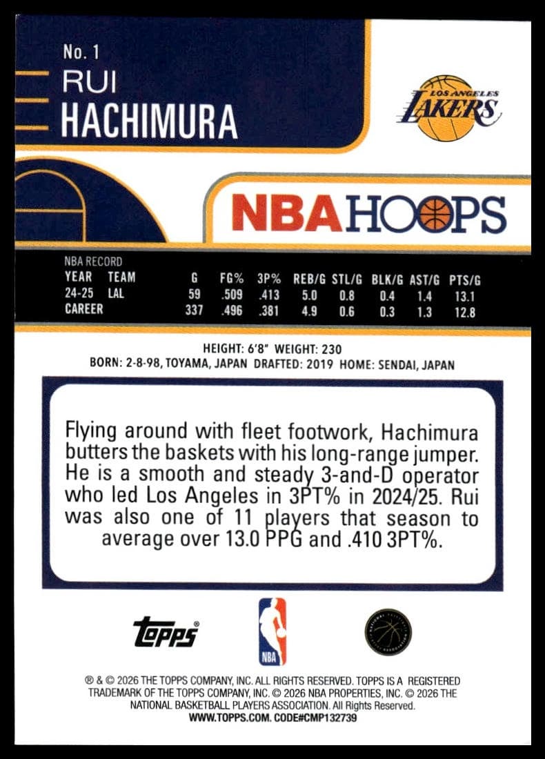 Rui Hachimura #1