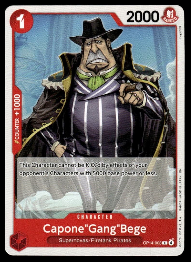 Capone Gang Bege trading card