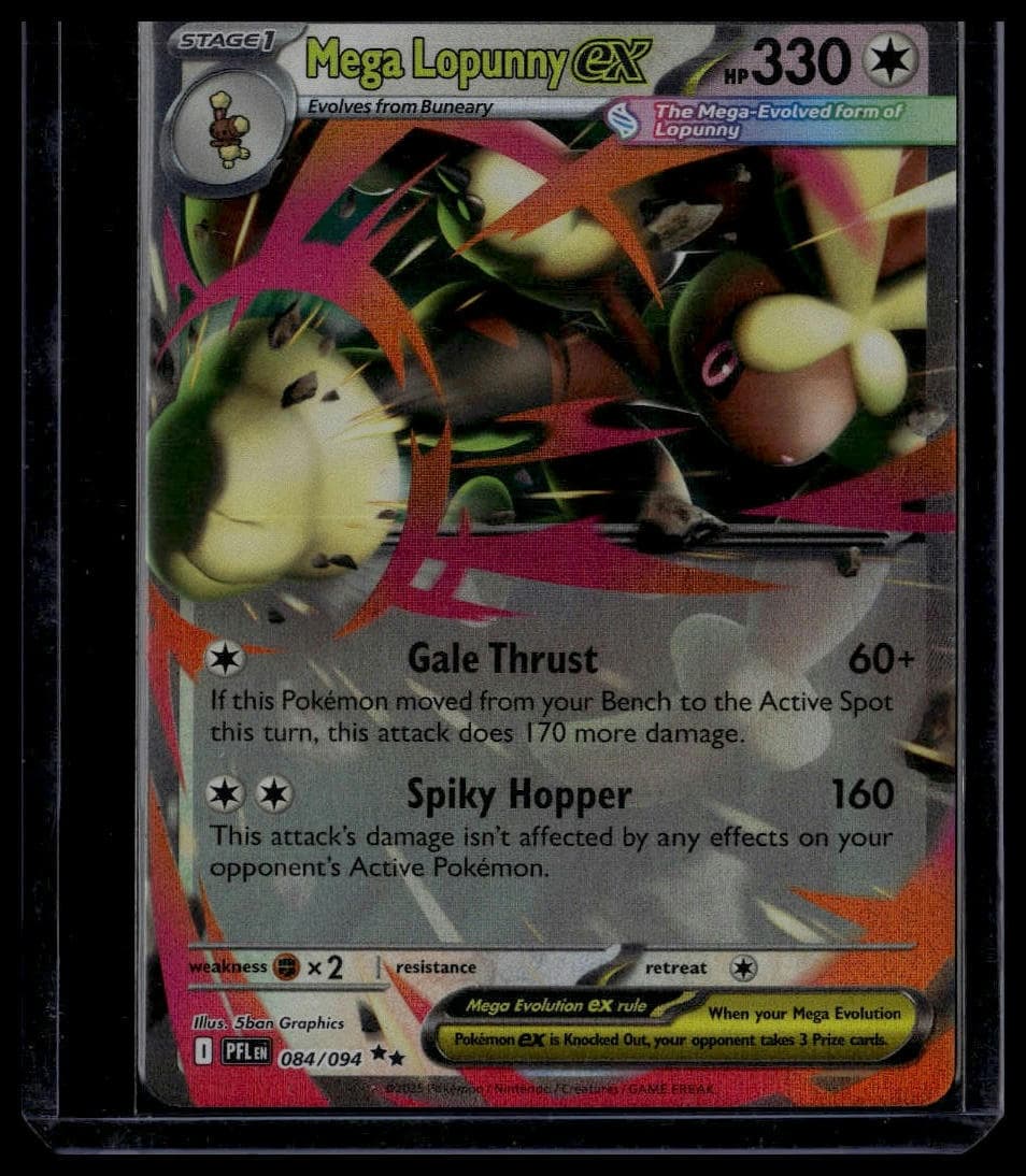 Mega Lopunny EX trading card