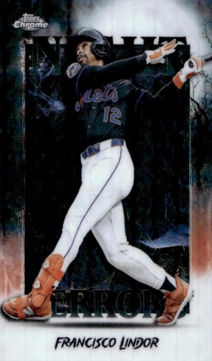 Francisco Lindor 2025 topps Topps Chrome Update