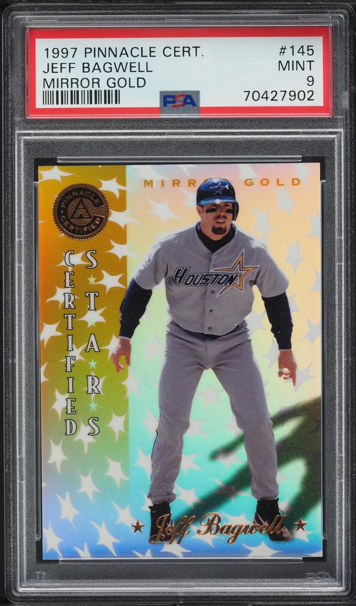 Jeff Bagwell 1997 panini Pinnacle Certified