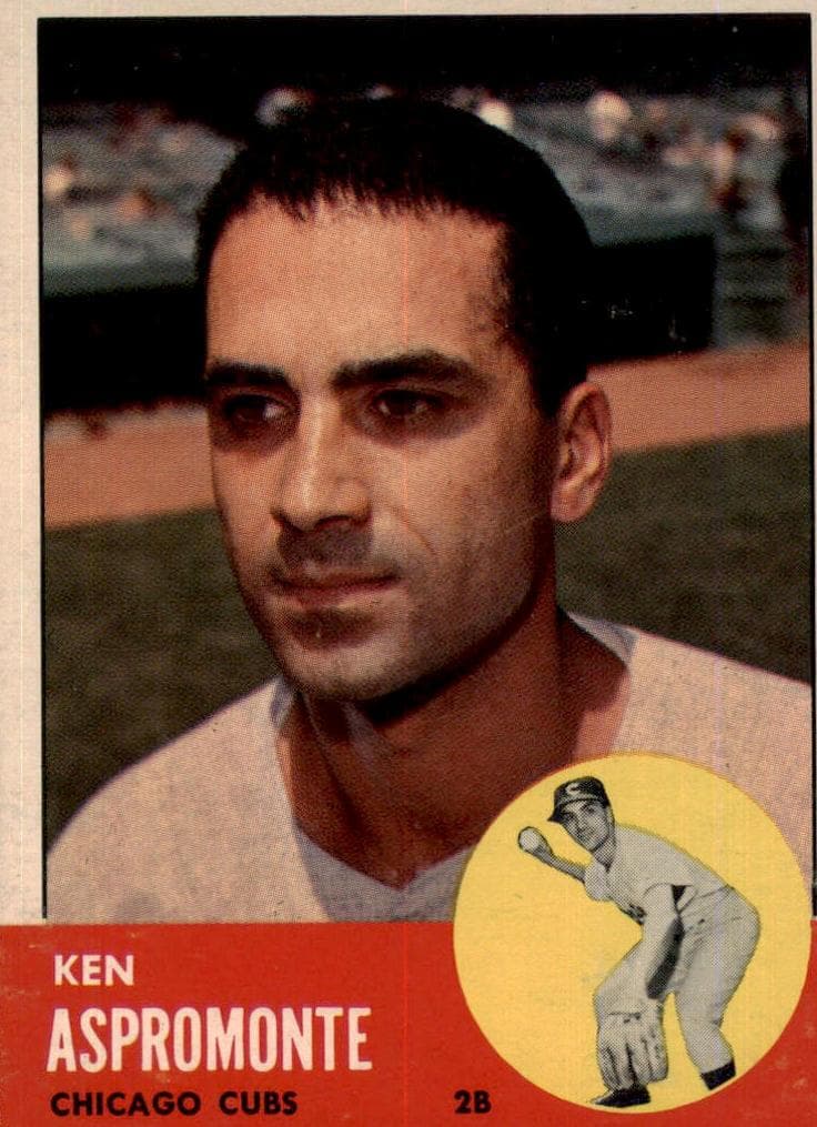 Ken Aspromonte 1963 topps Topps