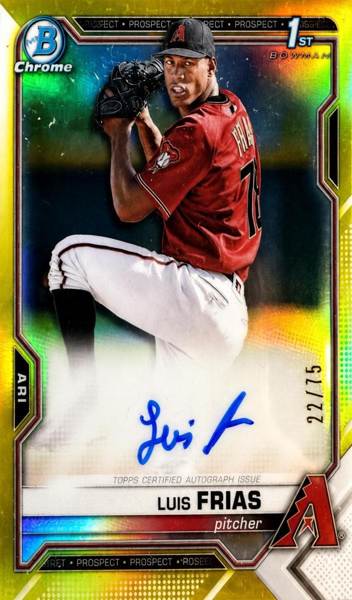 Luis Frias 2021 bowman Bowman