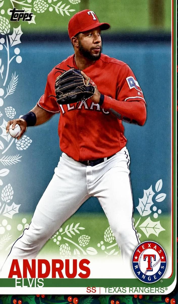 Elvis Andrus 2019 topps