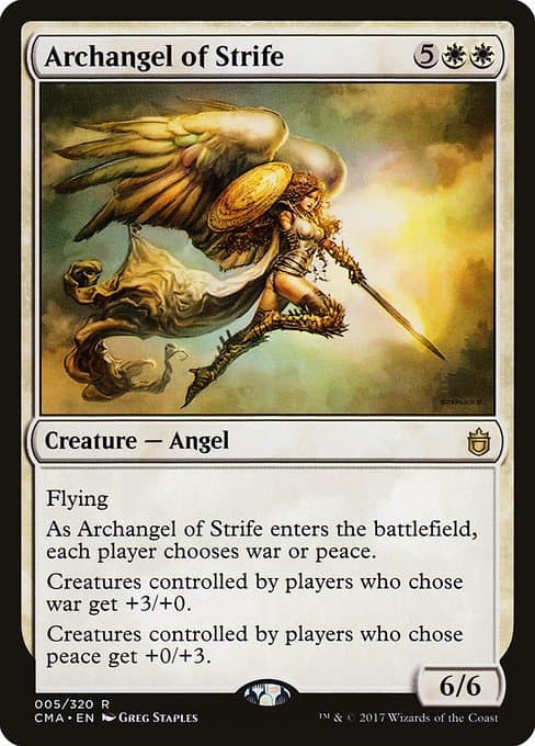 Archangel of Strife 2015 Magic: The Gathering
