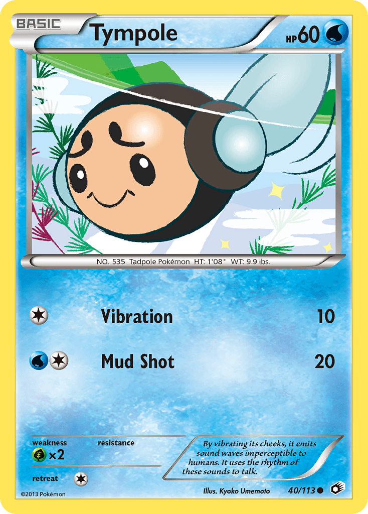 Tympole 2013 Pokemon Legendary Treasures