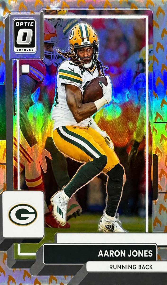 Aaron Jones 2022 panini Donruss Optic