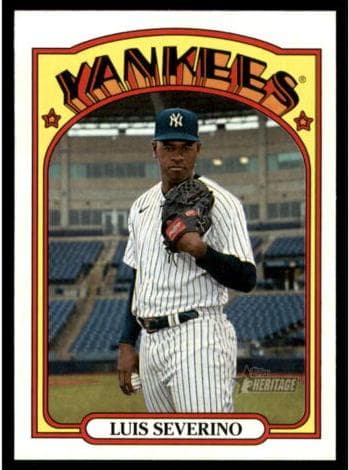 Luis Severino 2021 topps Topps Heritage