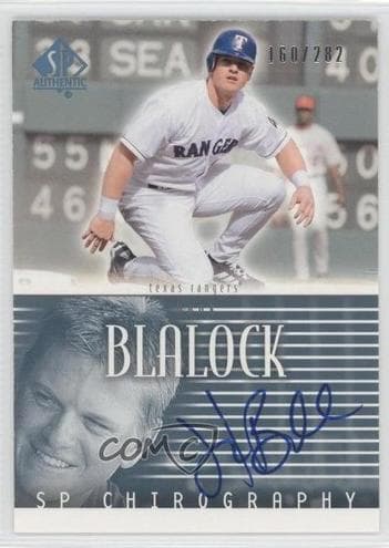 Hank Blalock 2002 unknown SP Authentic
