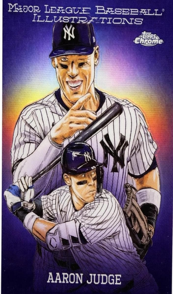 Aaron Judge 2024 topps Topps Chrome Update