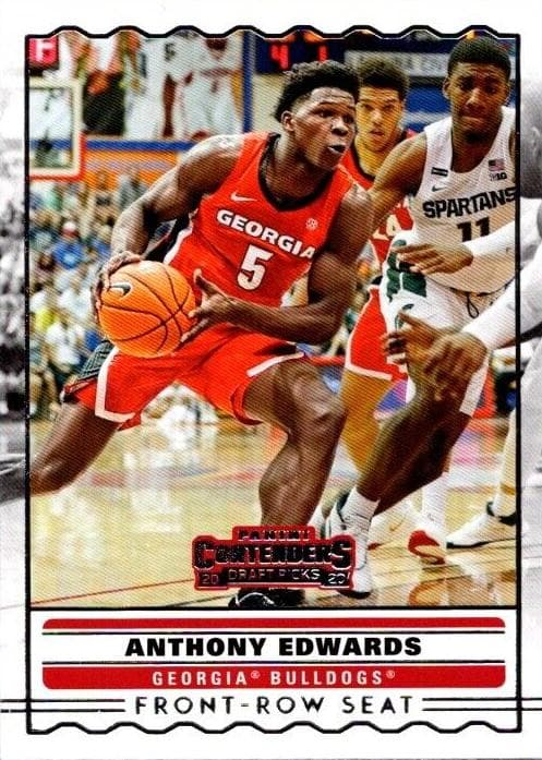 Anthony Edwards 2020 panini Panini Contenders Draft Picks