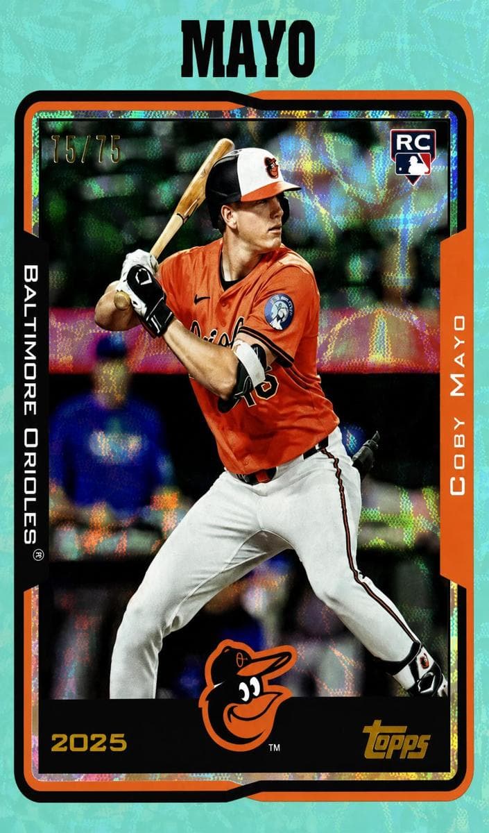 Coby Mayo 2025 topps Topps Archives