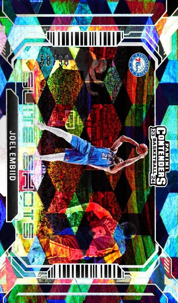 Joel Embiid 2023 panini Panini Contenders